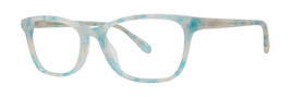 Lilly Pulitzer Pepper Eyeglasses Eye Glasses Teal-Clouds Authentic New 48mm Wome - $178.74