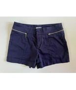 pre-own CALVIN KLEIN womens SHORTS bermuda chino sz 4 navy blue pants GR... - €14,42 EUR