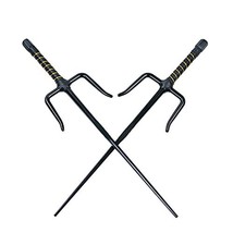 Etrading Set of 2 19&quot; Black Octagon Sai Karate Practice Sai Set - $462.00 MXN
