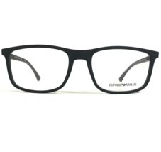Emporio Armani Eyeglasses Frames EA 3135 5063 Matte Black Square 55-18-140 - $65.24