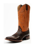 Cody James Men&#39;s Melbourne Cognac Leather Western Boots - Broad Square Toe - £135.88 GBP