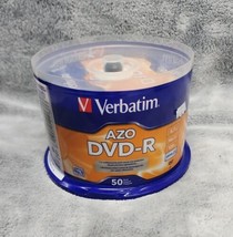 Verbatim DVD-R Blank Discs AZO Dye 4.7GB 16X Recordable Disc 50 Pack Spi... - $15.88