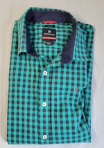 Victorinox Swiss Army Button Down Shirt Men Large Long Sleeve Tailored Fit Plaid - £14.90 GBP
