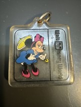 Walt Disney World Minnie Mouse Plastic Keychain  - £3.43 GBP