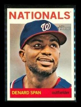 An item in the Sports Mem, Cards & Fan Shop category: 2013 TOPPS HERITAGE Baseball Trading Card #158 DENARD SPAN Washington Nationals