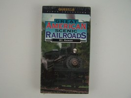 Great American Scenic Railroads Mt Rainier VHS Video Tape New Sealed - £11.04 GBP