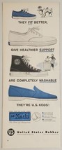 1958 Print Ad US Keds Tennis Shoes United States Rubber New York,NY - £12.42 GBP