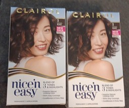 2 Clairol Nice &#39;N Easy Permanent Hair Color #3 Brown Black(BN10) - £13.18 GBP