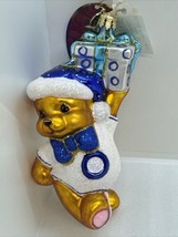 2013 Christopher Radko 1016965 BEAR-Y Merry - Diabetes Awareness Bear Ornament - $51.15