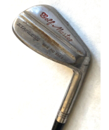 Golf Master 9 Iron-Reg No 1062-Leather Grip-36&quot;-Vintage - $9.50