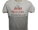 2013 Rutgers University Graduating Class Adult Small White TShirt - $19.80