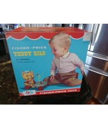 VINTAGE FISHER PRICE 1960S TEDDY ZILO #741 PULL TOY - BOX ONLY - $624.39 MXN