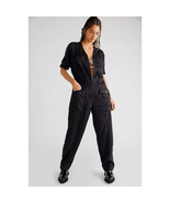 New Free People Time For Me One-Piece $178 MEDIUM Black  - £69.89 GBP
