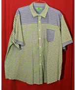 Bristol &amp; Bull Men&#39;s 3X Button Up Short Sleeve Mixed Plaid Shirt - $21.07 CAD