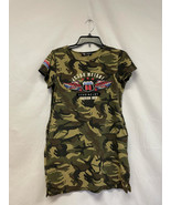 Army Fan Tribe Green Camo Girl&#39;s T-Shirt Dress Size XL NWOT - $8.54