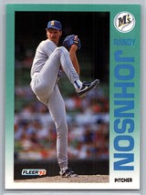 1992 Fleer #283 Randy Johnson Card HOF Mariners CY Young Pitcher - $0.98