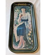 Drink Coca-Cola Serving Tin Tray Gibson Girl Drink tray Coke 8.5&quot; X 19&quot; ... - £16.14 GBP