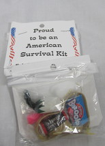 Proud To Be American Survival Kit Gag Gift Clean USA Support Original Bi... - $8.41