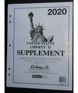 New 2020 Stamp Album United States Liberty II 2 Supplement Pages HE Harris - £10.18 GBP