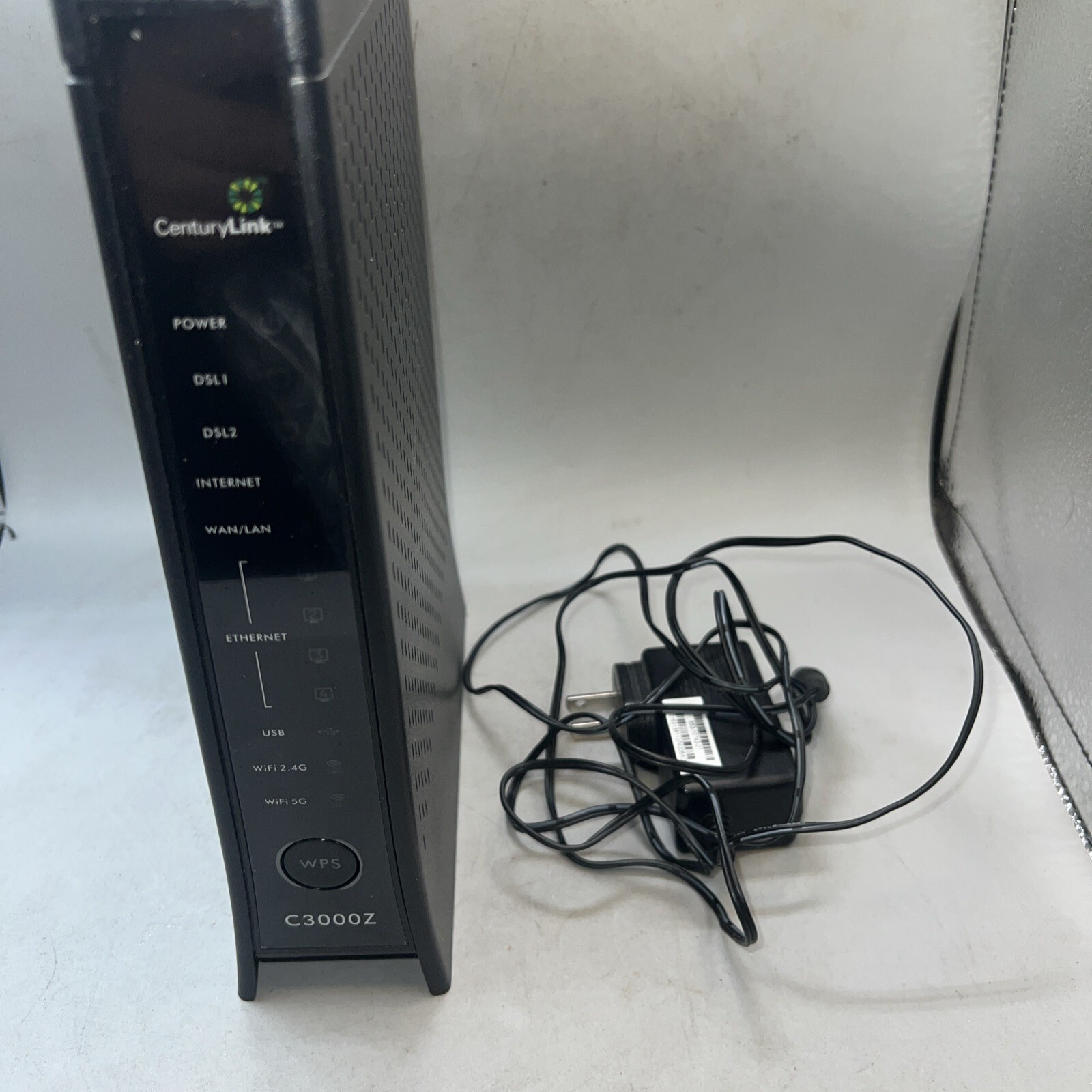 CenturyLink ZyXEL C3000Z DSL Modem Wireless Router w/ AC Adapter *Tested* OEM Item image 3