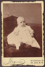 Guilford &quot;Ford&quot; Abner Keast - Baby Photo, St. John, NB Canada ca. 1892 - £13.98 GBP