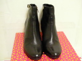 Tory burch women boots black milan 85mm bootie eauestrian size 10 us - $237.55