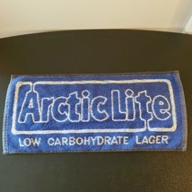 Vintage Arctic Lite Low Carbohydrate Lager Blue / White Beer Bar Towel - £21.53 GBP