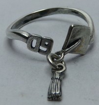 Stanley Stangren Sterling Silver Cap Tassel Graduation Ring Sz 9.5 1960 ... - $17.99