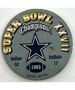 Super Bowl XXVII Dallas Cowboys Champions Fridge Magnet 1993 Limited Edi... - £9.37 GBP