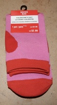 Valentine&#39;s Day Socks BAS Adult Woman You Have A Pizza Of My Heart 193J - $2.39