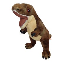 Wild Republic Plush Dinosaur T Rex Reptile Dino Stuffed Animal Toy Brown 9” - £6.81 GBP