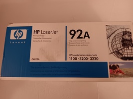 HP C4092A 92A LaserJet Black Toner Cartridge New In Sealed Box 088698585313 - $49.99