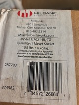 Milbank R7021-RL-TG, 200A, 600V, 1PH3W, 4 Term, 1 Pos., Meter Socket-MB3... - $2,455.85 MXN