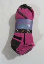 Skechers Active Low Cut Socks Black Pink and Grey Pack of 6 - $14.99