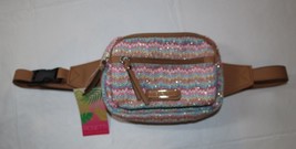 Rosetti Korey Belt Bag Carousel Multi adjustable hip bag fanny pack trav... - $23.16