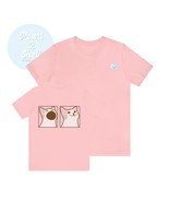 unisex cat tshirt, white, black, ash, brown, blue, pink S, M, L, XL, 2XL - £39.84 GBP