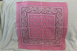 BANDANA PINK PAISLEY SET OF 3 - £7.11 GBP