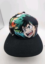 MY HERO ACADEMIA CHARACTERS BIG FACE SUBLIMATED ALL OVER PRINT SNAPBACK... - $16.90