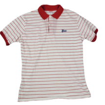 Vintage Hartwell Tucson Classics White/Red Stripe Polo Large - £21.66 GBP