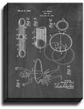 Hoop Toy Patent Print Chalkboard on Canvas - $39.95+