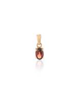 18K Gold Garnet Pendant - £79.13 GBP