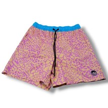 Neff Shorts Size Large W28&quot;xL6&quot; Swim Trunks Elastic Waist Swimwear Anima... - £22.58 GBP