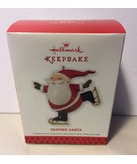 Hallmark Skating Santa Keepsake Ornament 2013 NIB - £5.68 GBP