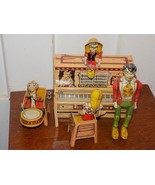 Vintage Unique Art Lil Abner Dogpatch Band Tin Wind Up Toy - $446.61 CAD
