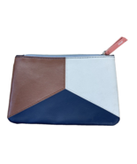 IPSY Glam Bag November 2020 TriColor (Beige, Peach, Brown) Zip Cosmetic ... - €2,47 EUR