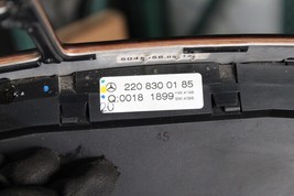2000-2002 MERCEDES W220 S430 S500  CLIMATE CONTROL BEZEL TRIM PANEL J4281 image 9