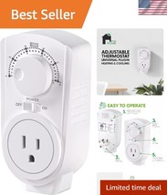 Energy-Saving Universal Thermostat with Adjustable Dial for All Your App... - $43.50