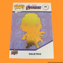 2023 Upper Deck Funko Pop Marvel Infinity Saga Spectrum Gold Valkyrie #90 - £8.49 GBP