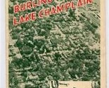 Welcome to Burlington on Lake Champlain 1940s  Maps - $24.72