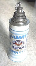 Erdinger Weissbrau Erding GIANT Lidded Masskrug German Beer Stein - £72.34 GBP